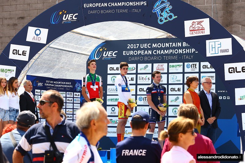 Euromtb 2017 - podio juniores maschile